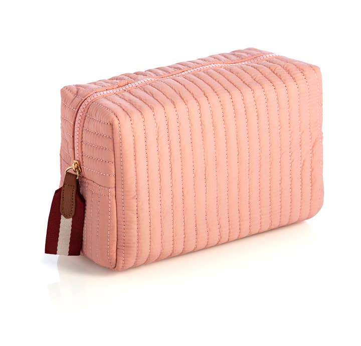 EZRA LARGE COSMETIC BAG: Lilac