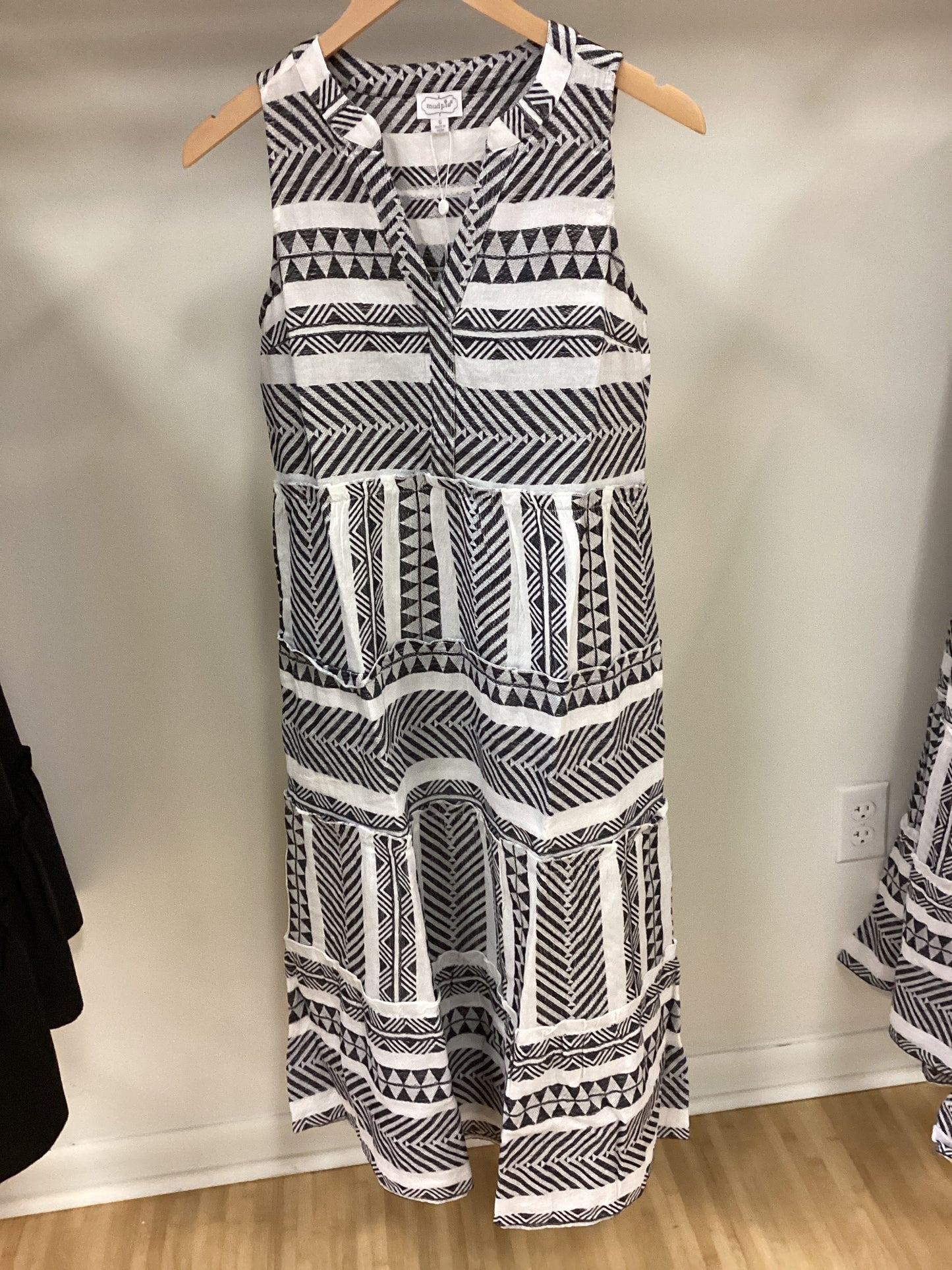 Burke jacquard midi dress, Small
