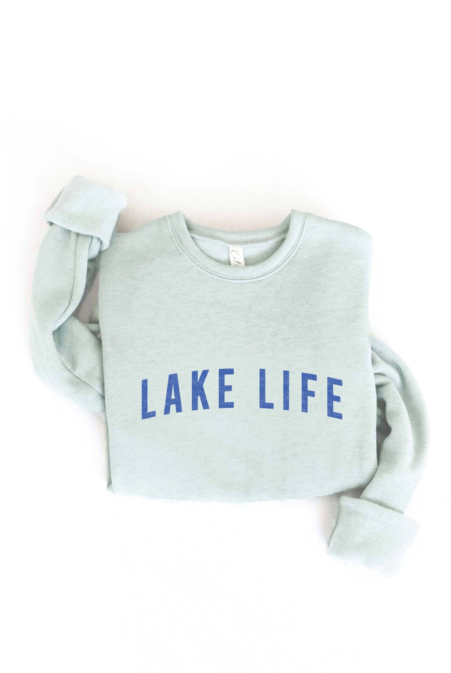 LAKE LIFE Graphic Sweatshirt: L / HEATHER ROYAL