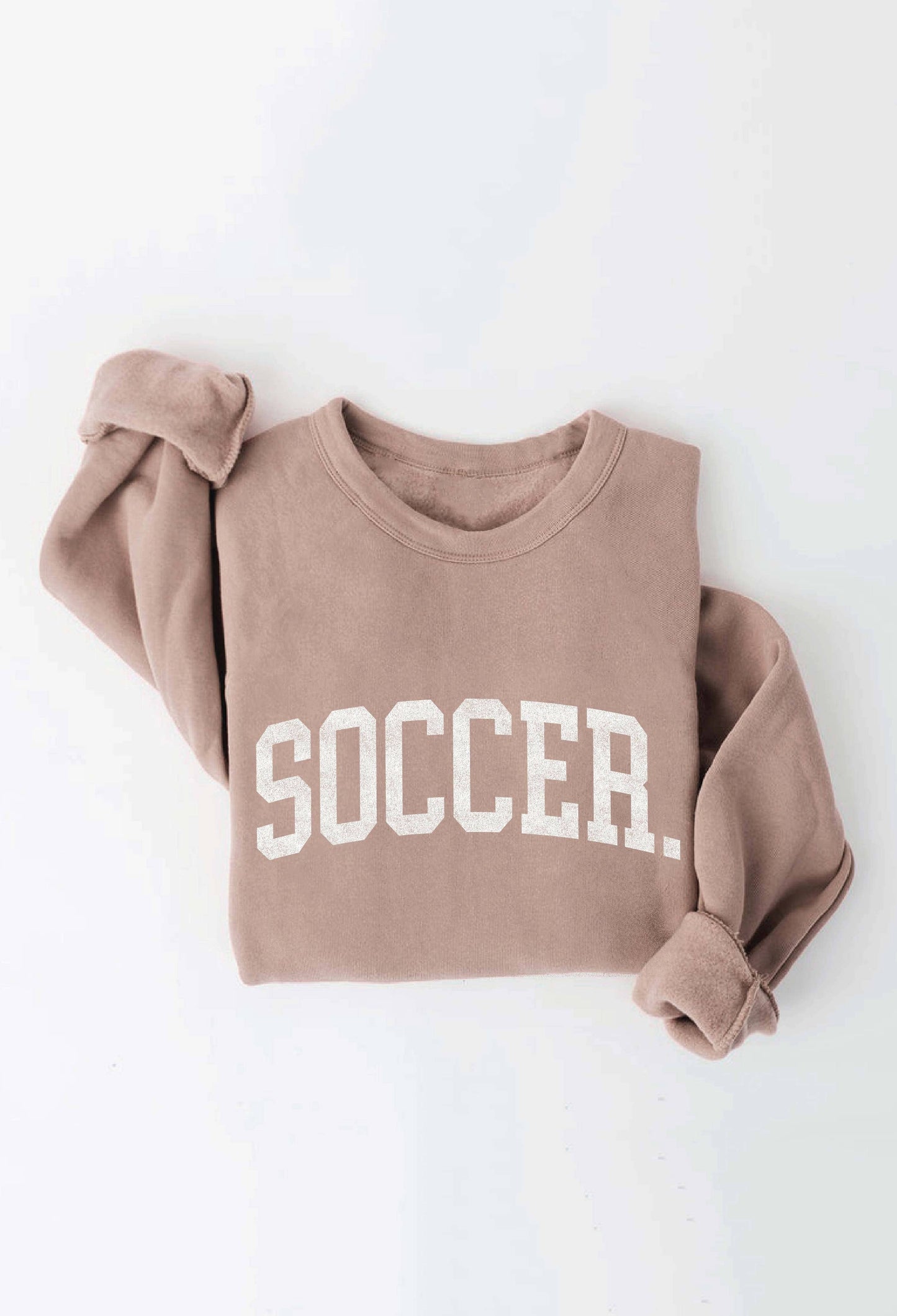 SOCCER Graphic Sweatshirt: L / DARK GREY