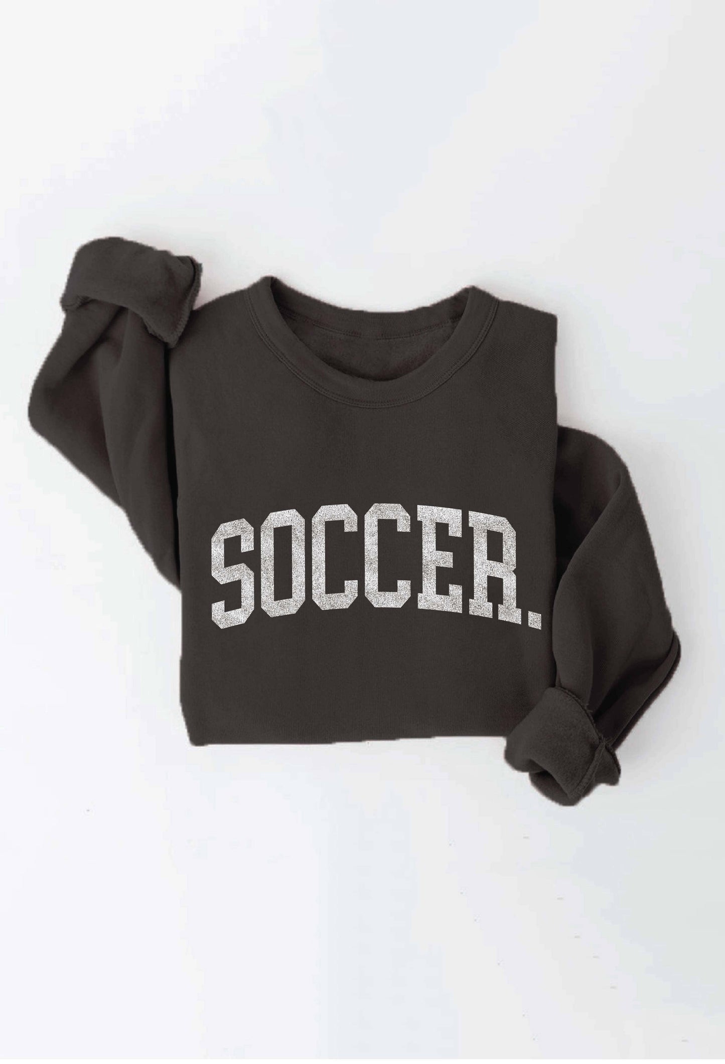 SOCCER Graphic Sweatshirt: L / DARK GREY