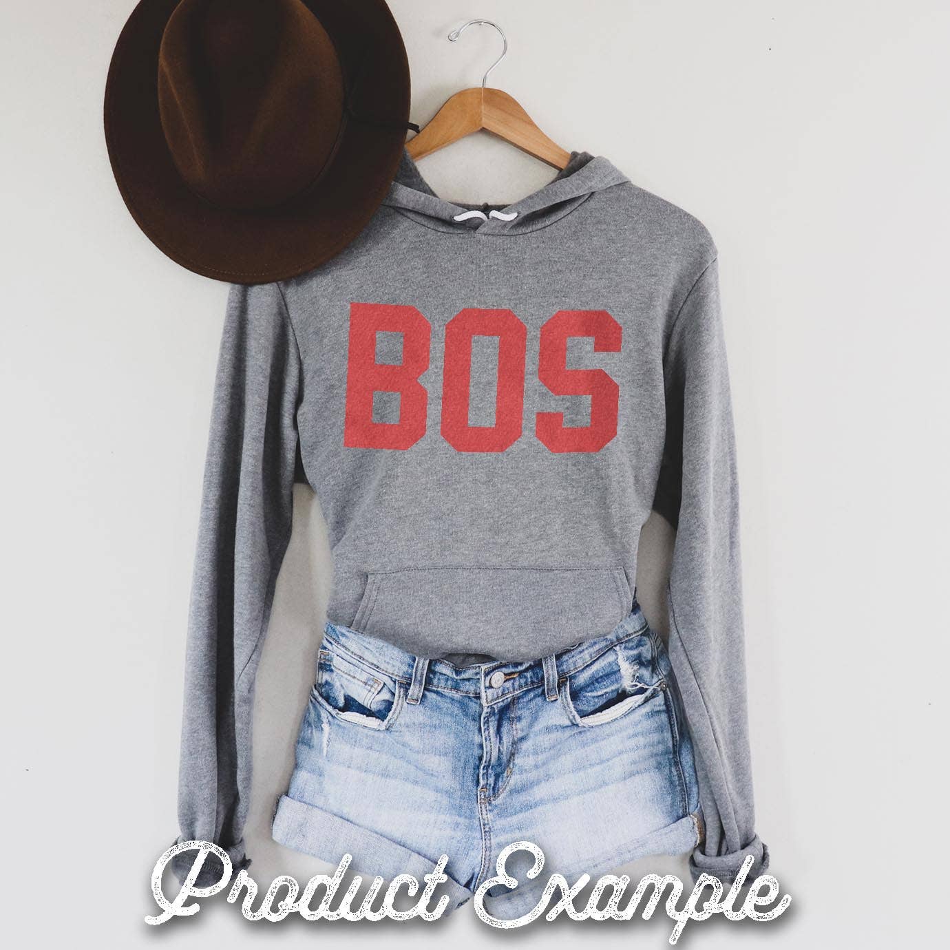 FLEECE HOODIES - Must Customize Code: Medium / Heather Navy