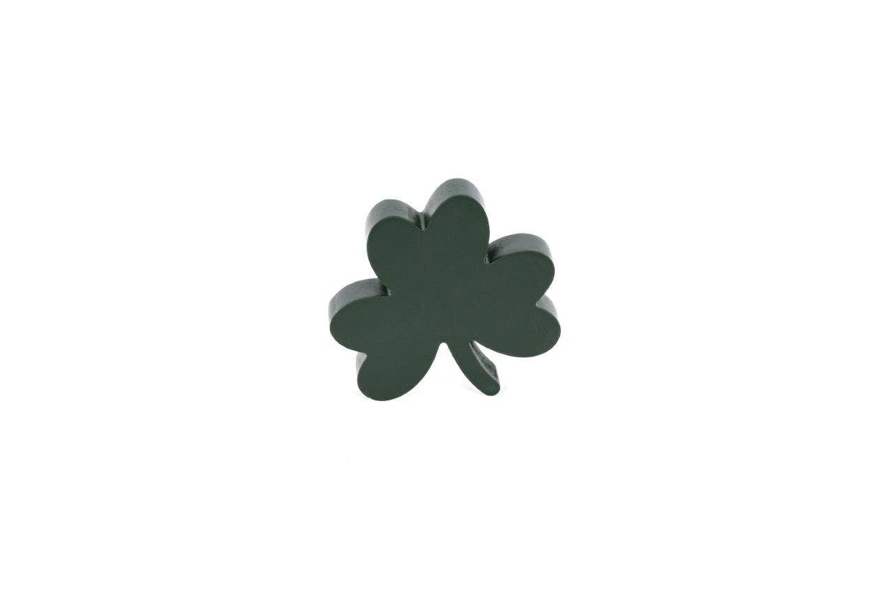 20132 - 5x5x1 wood cutout shape (CLOVER) St. Patricks Decor…shamrock