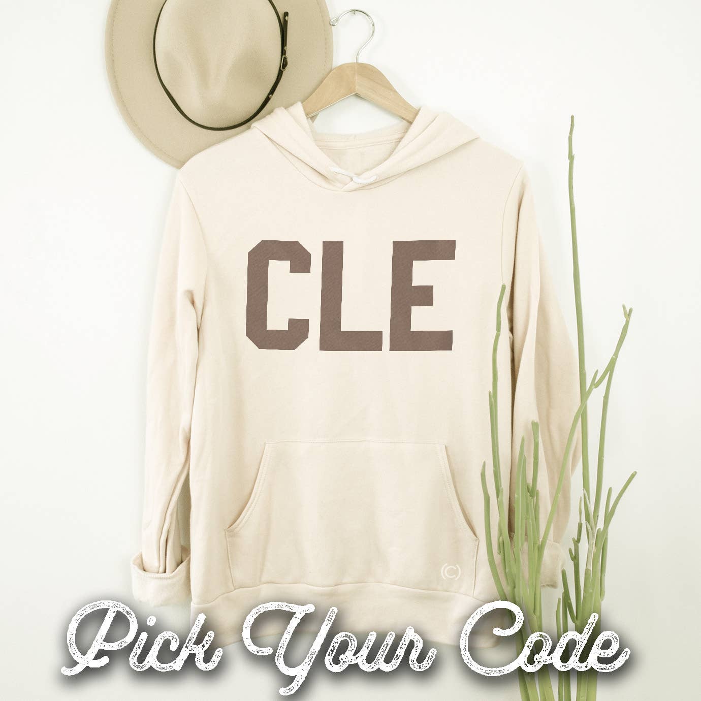 FLEECE HOODIES - Must Customize Code: Medium / Heather Navy