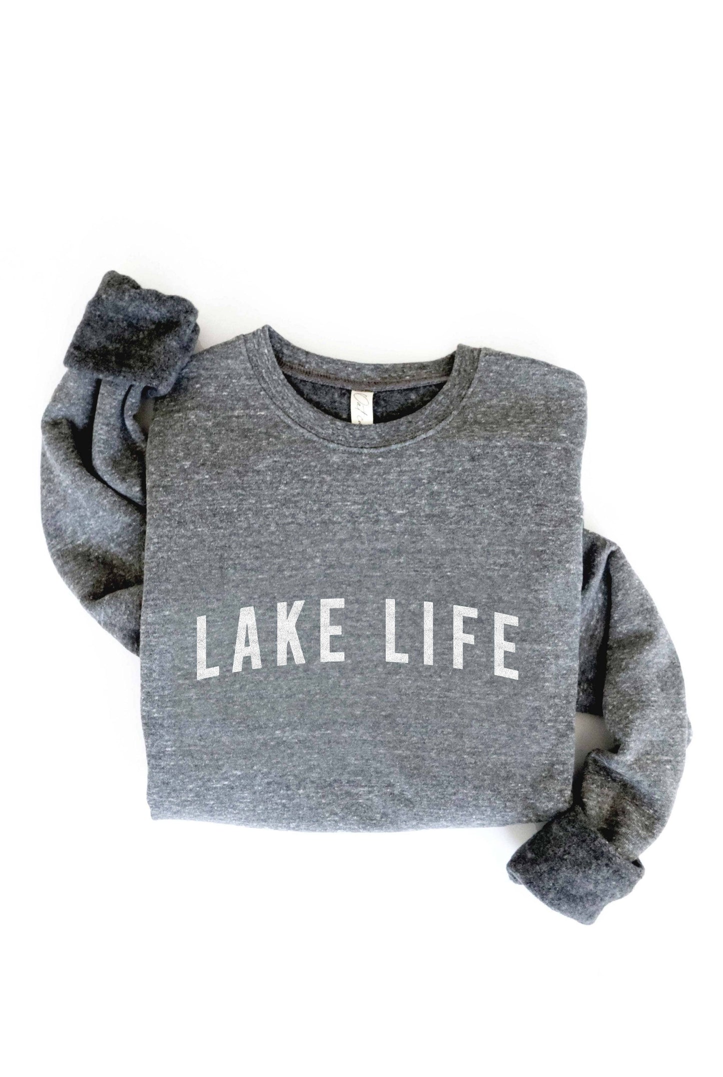 LAKE LIFE Graphic Sweatshirt: L / HEATHER ROYAL
