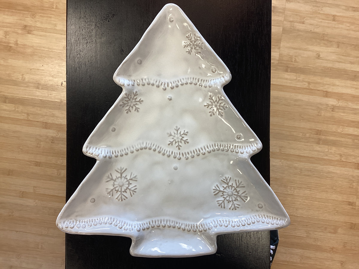 Christmas tree plate
