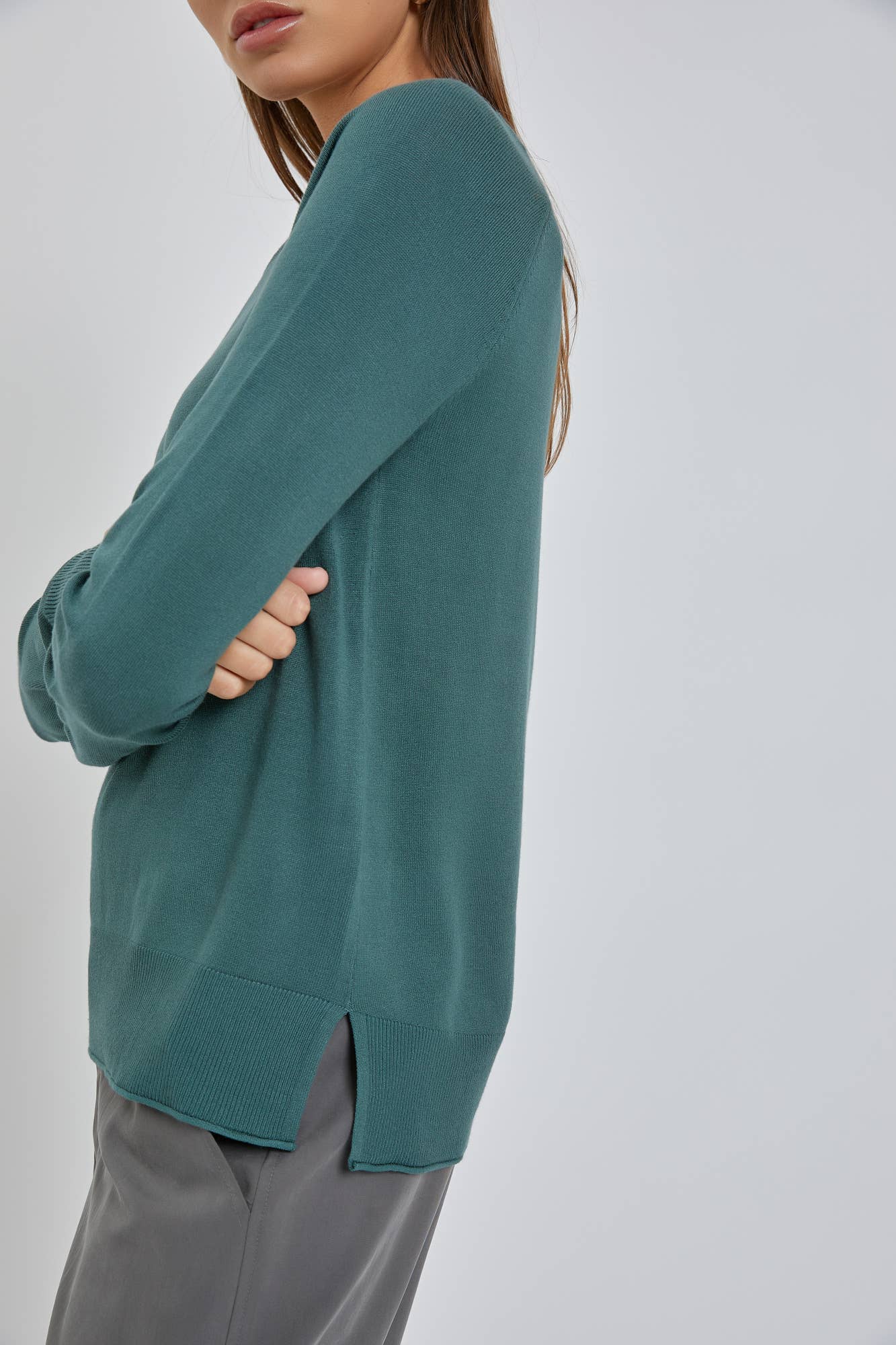 The Camille Sweater: Small / Cobalt