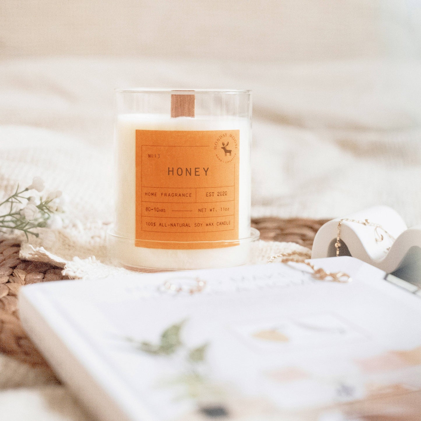 Sun Candle N. 13 (Honey, 11 oz.)