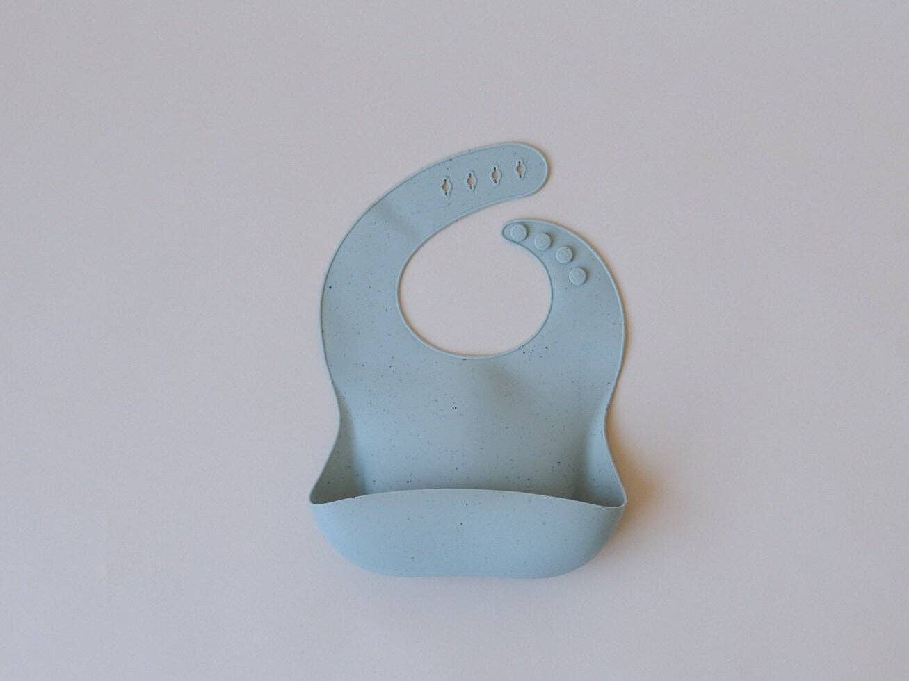 Speckled Silicone Bib: Sage Speckle