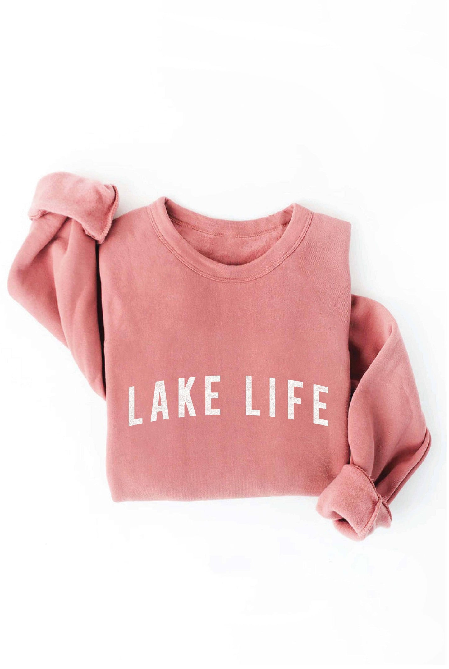 LAKE LIFE Graphic Sweatshirt: L / HEATHER ROYAL
