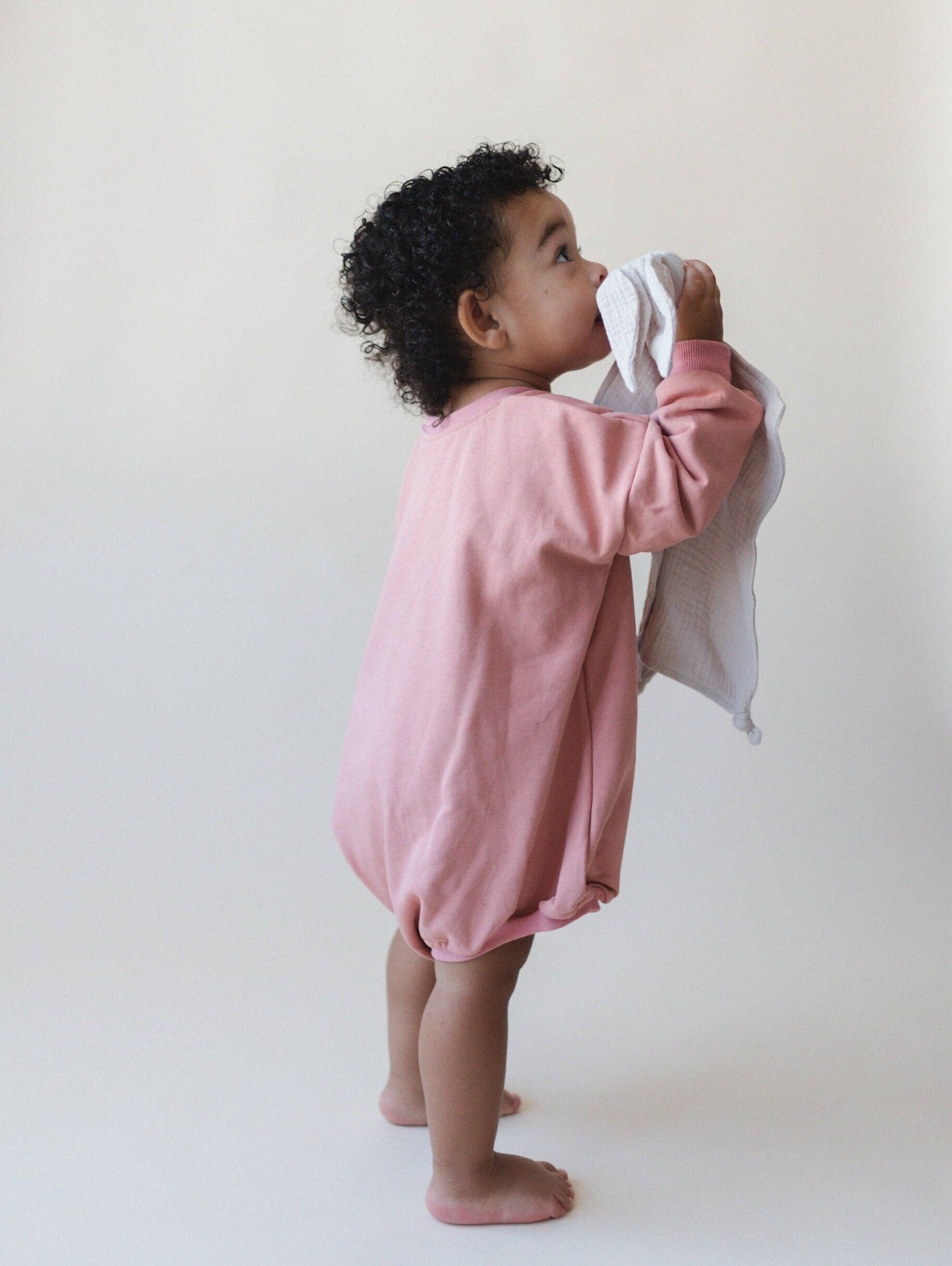 Organic Cotton Bunny Lovey: Blue