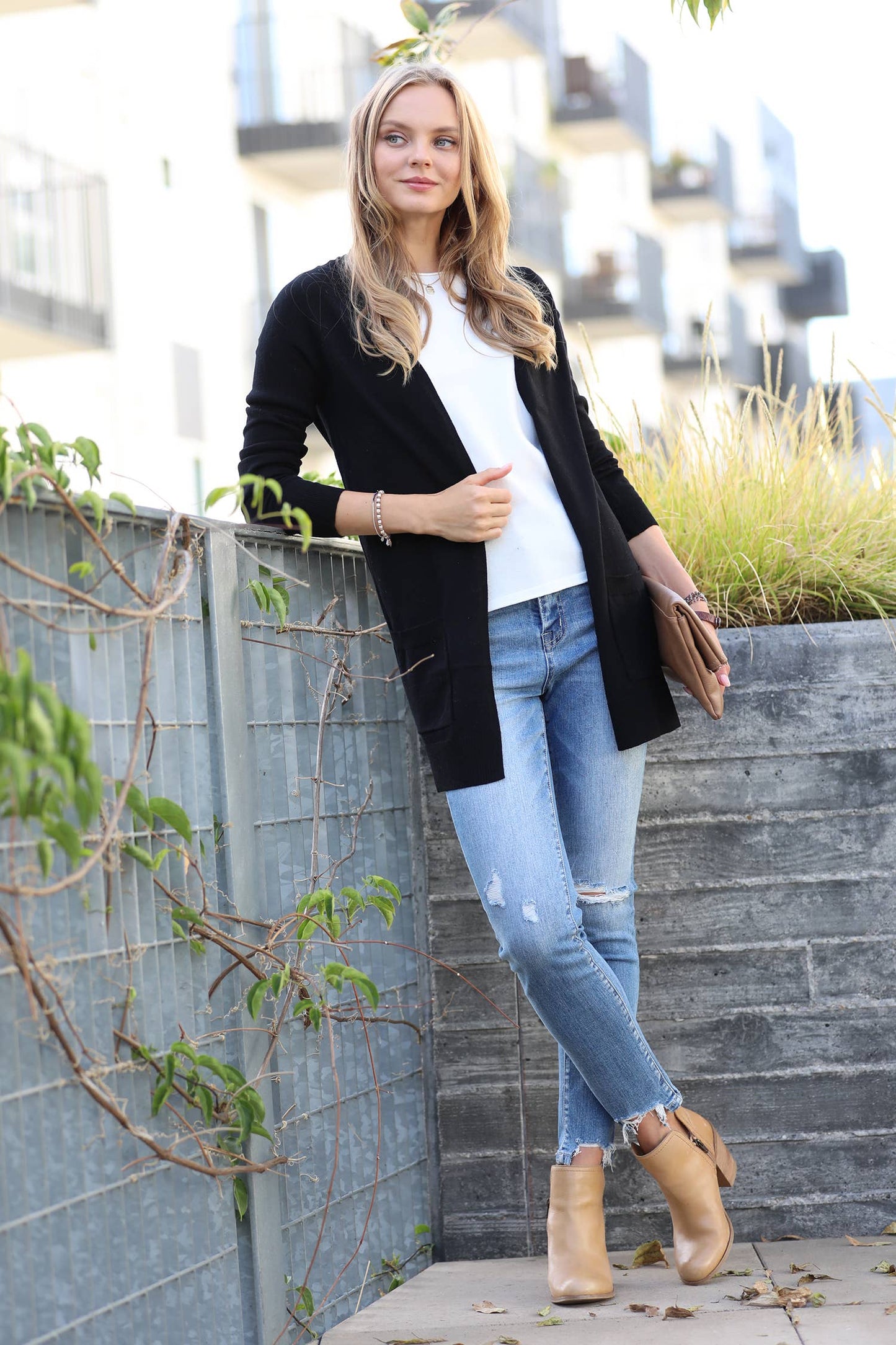 , SI-21342 RAGLAN SLV OPEN SWEATER CARDIGAN: BRG-wine-121403 / L