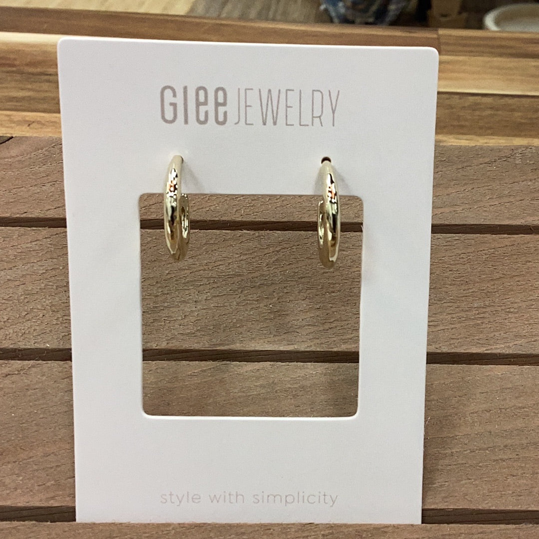 Glee Riley hoops gold