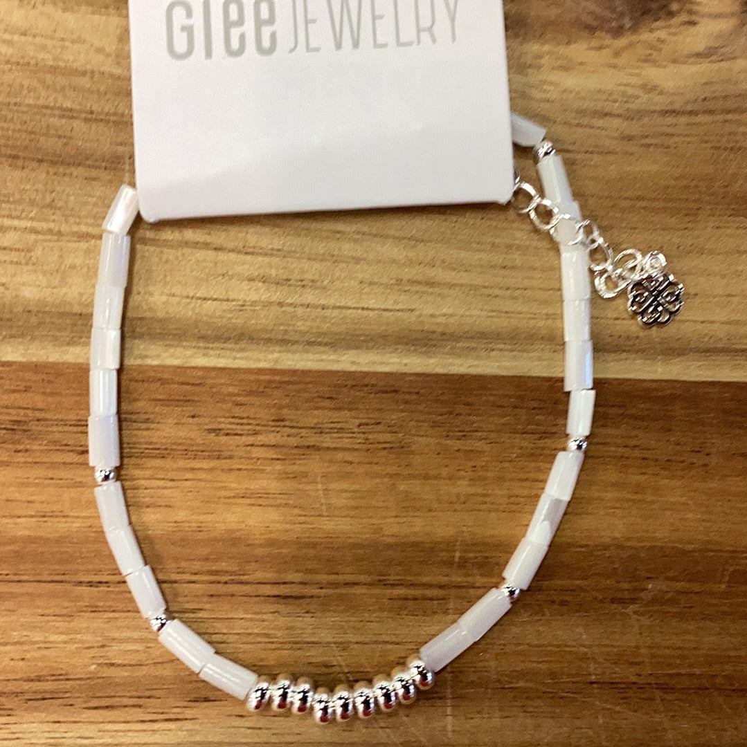 Glee Cove bracelet silver/ pearl
