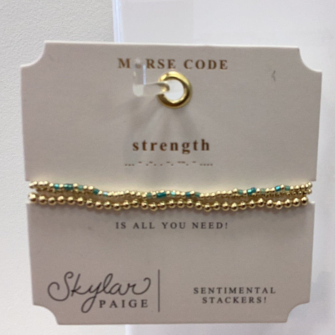 Skylar Paige…sentimental stackers…strength