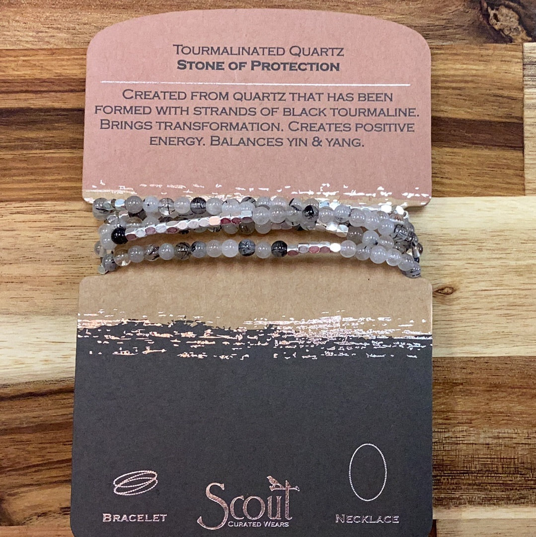 Scout stone wrap bracelet…stone of protection
