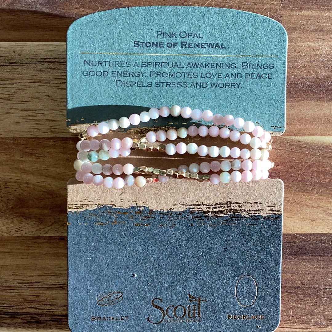 Scout stone wrap bracelet…stone of renewal