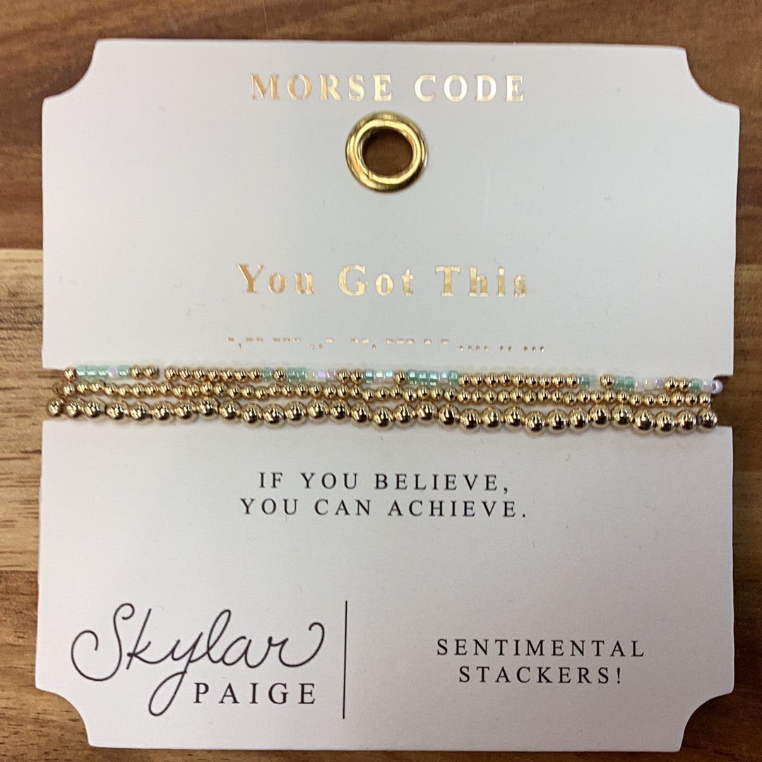 Skylar Paige…sentimental stackers…you got this