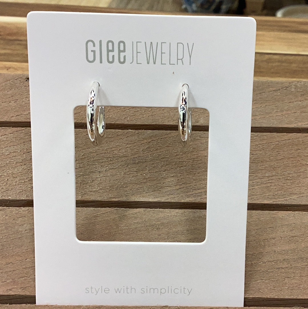 Glee Riley hoops silver