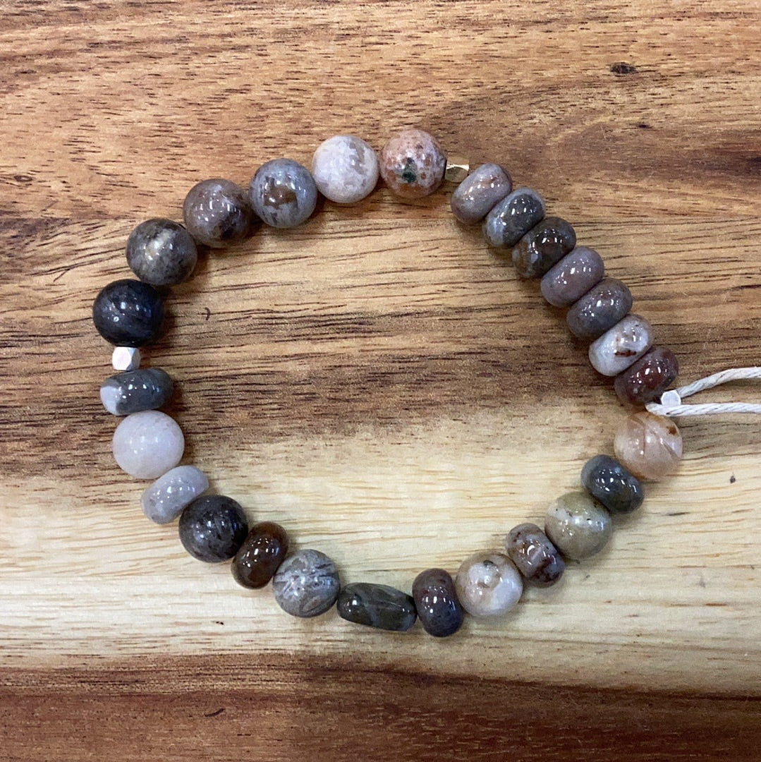 Scout stone stacking bracelet…Mexican onyx