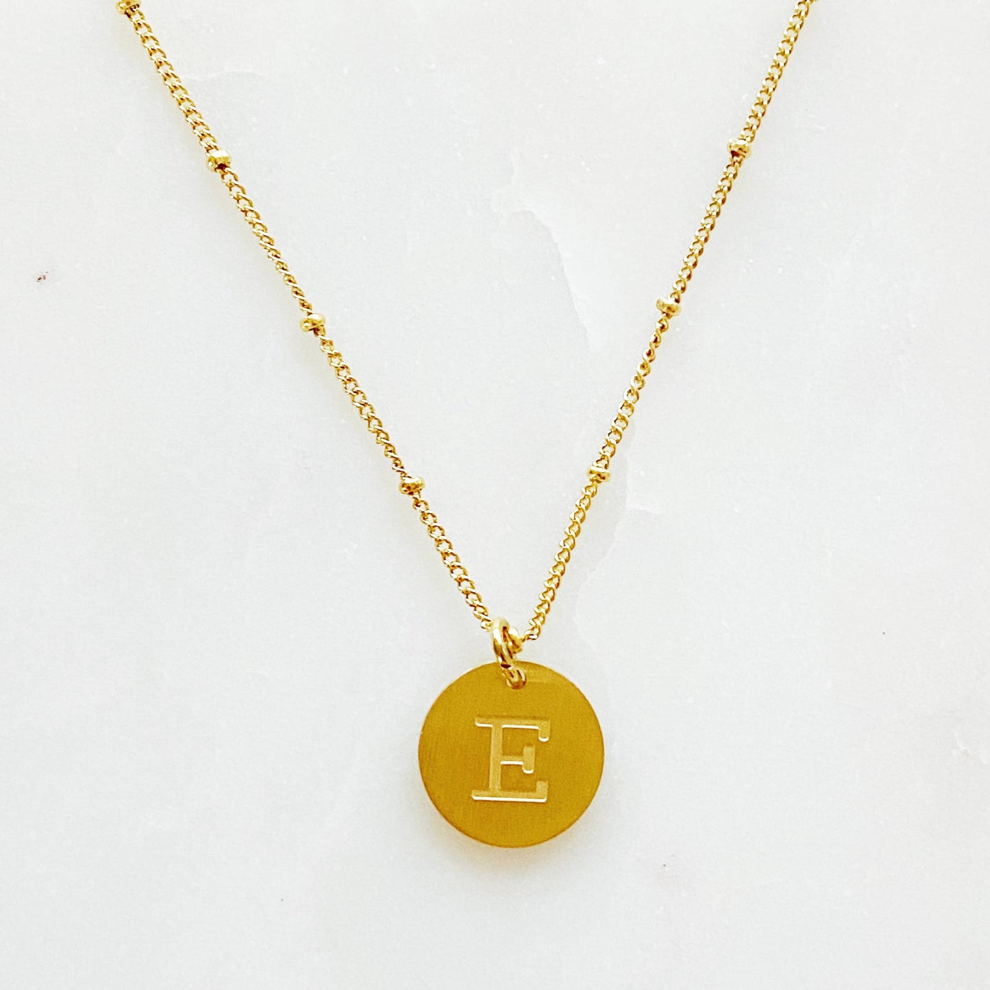 Ellison + Young: Initial Necklace: T
