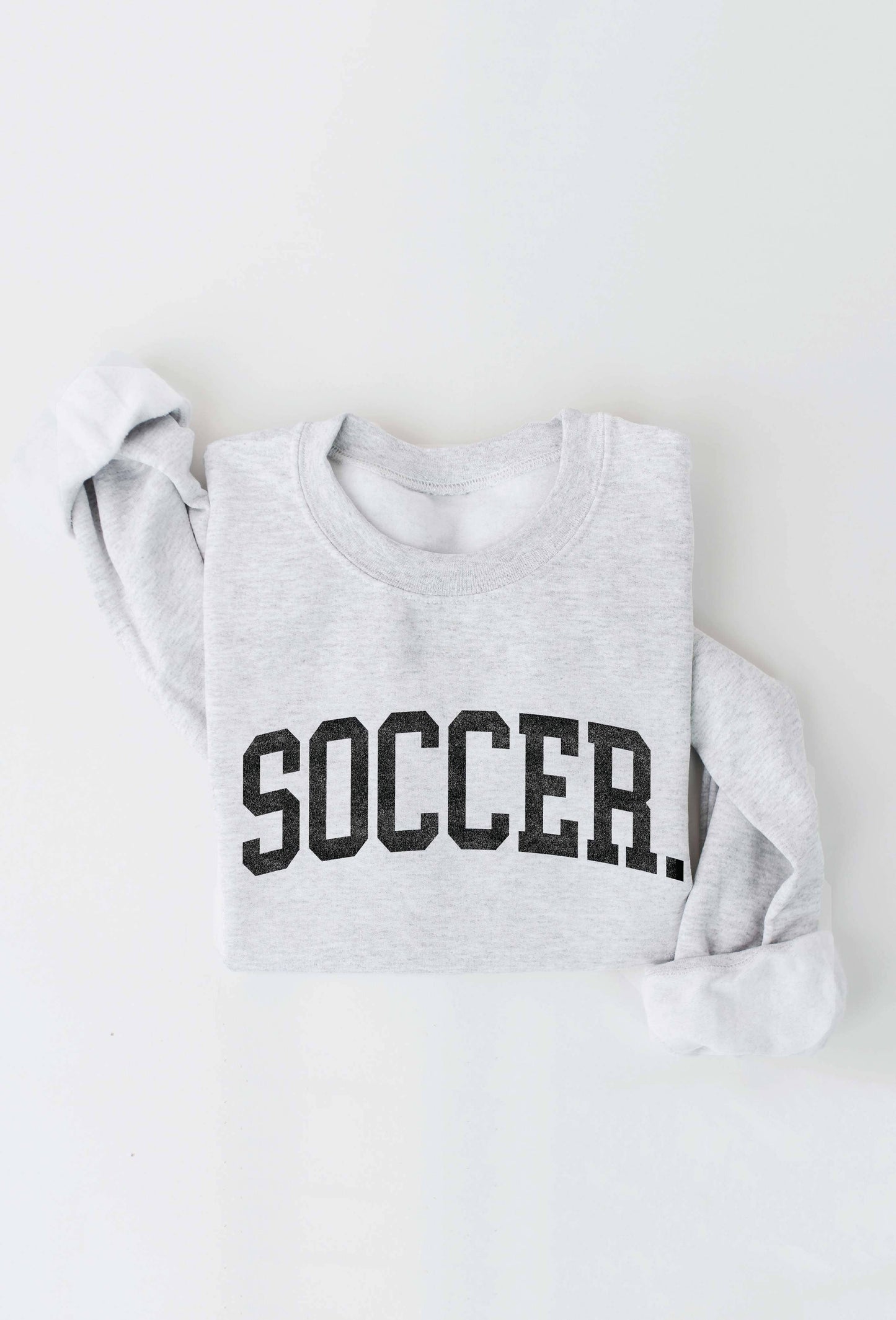 SOCCER Graphic Sweatshirt: L / DARK GREY