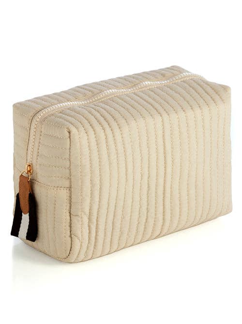 EZRA LARGE COSMETIC BAG: Lilac