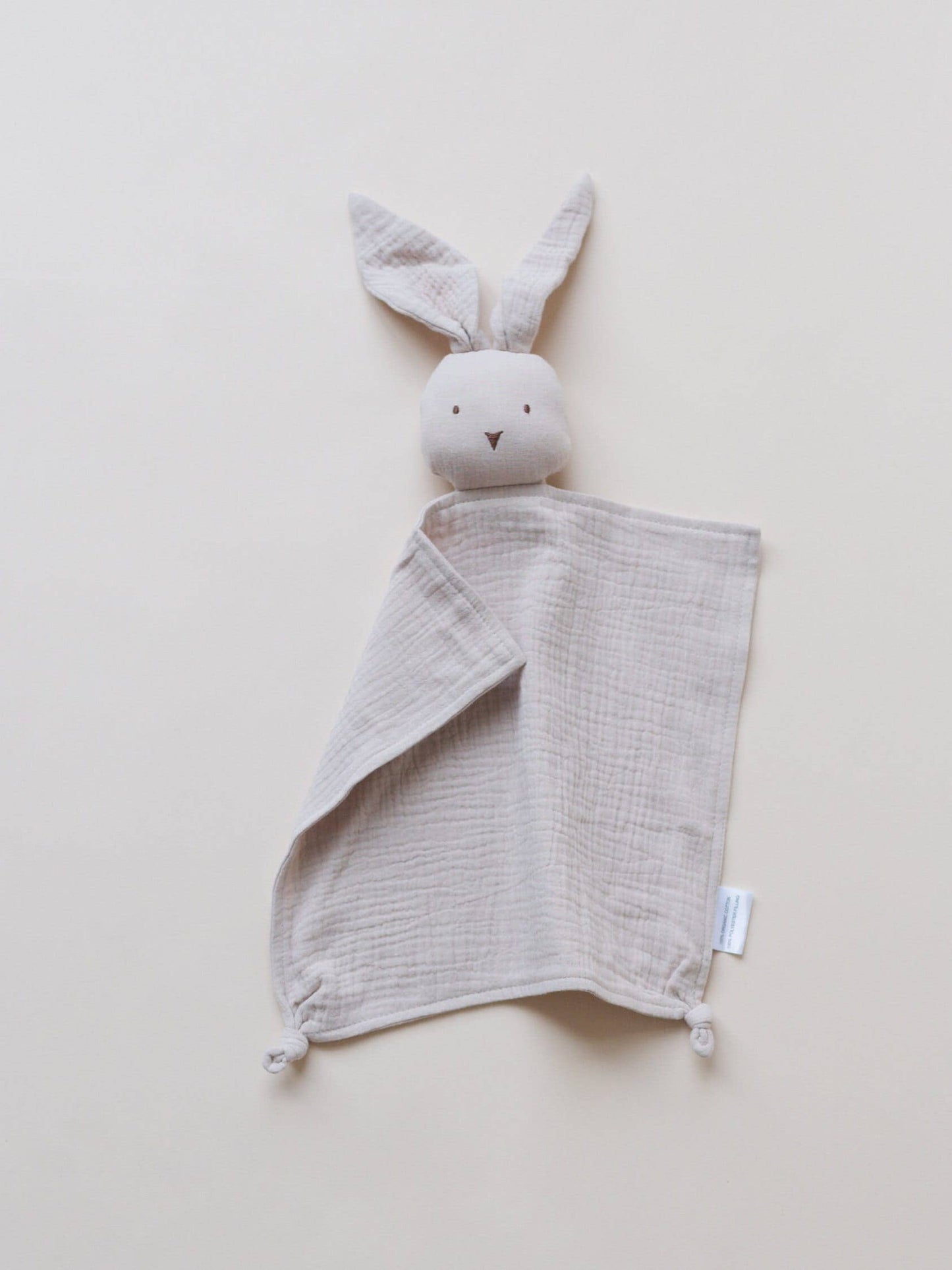 Organic Cotton Bunny Lovey: Blue