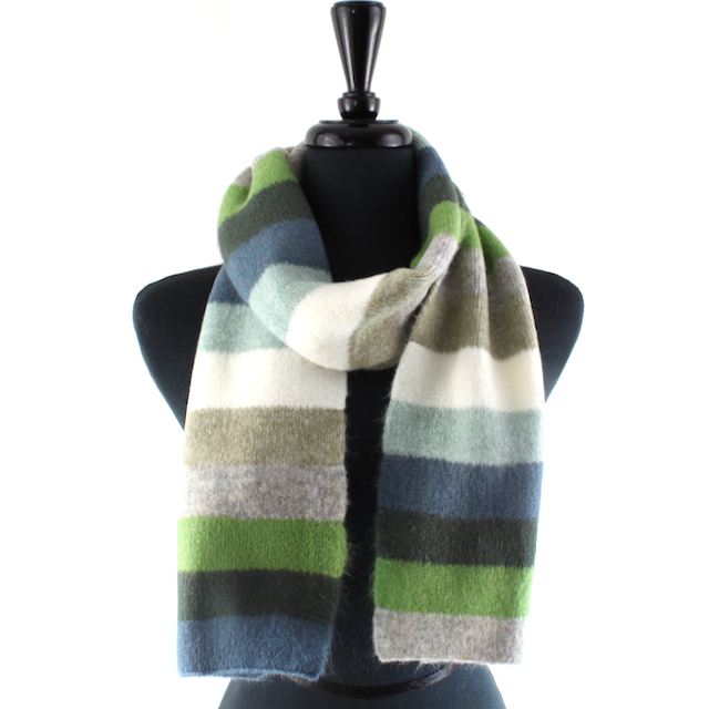 S23215 Merry Fun Scarf: 01 GRY/BLK/BLU