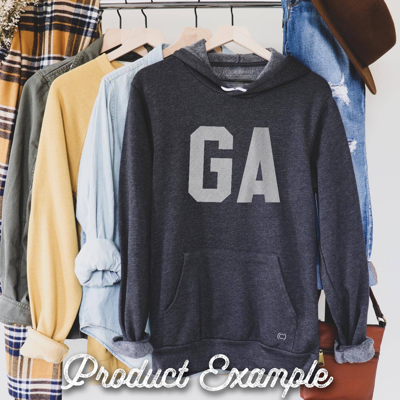 FLEECE HOODIES - Must Customize Code: Medium / Heather Navy