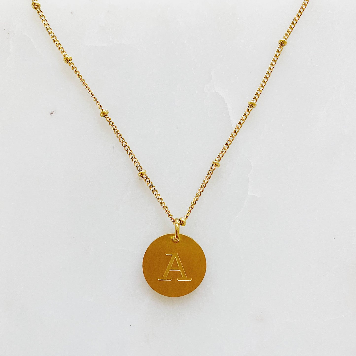 Ellison + Young: Initial Necklace: T