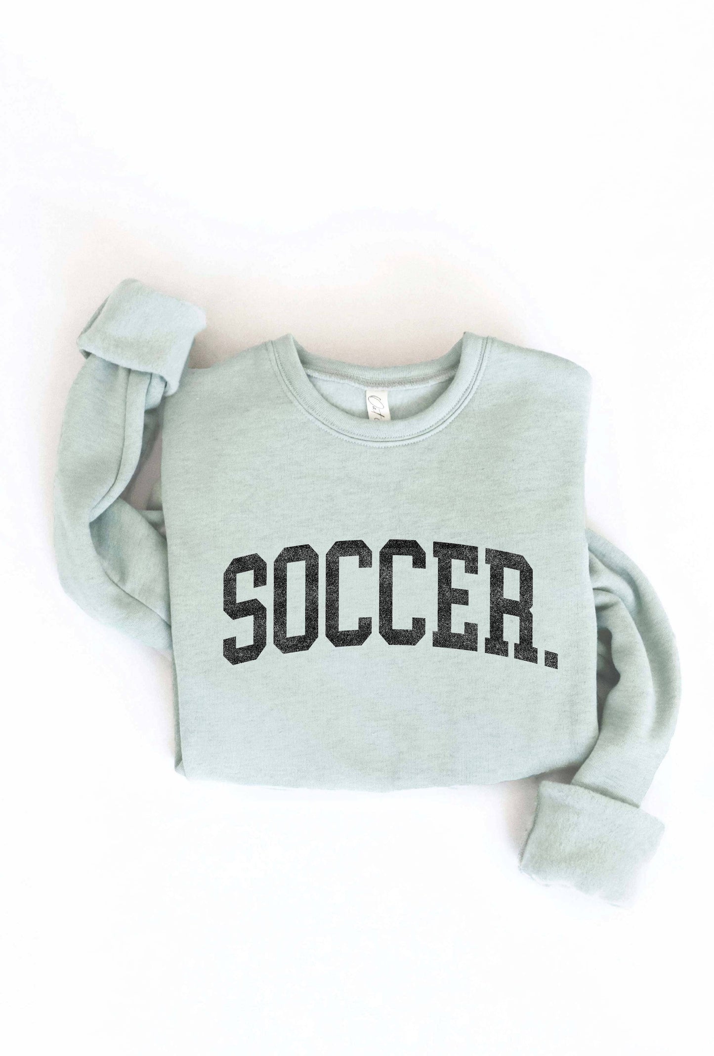 SOCCER Graphic Sweatshirt: L / DARK GREY