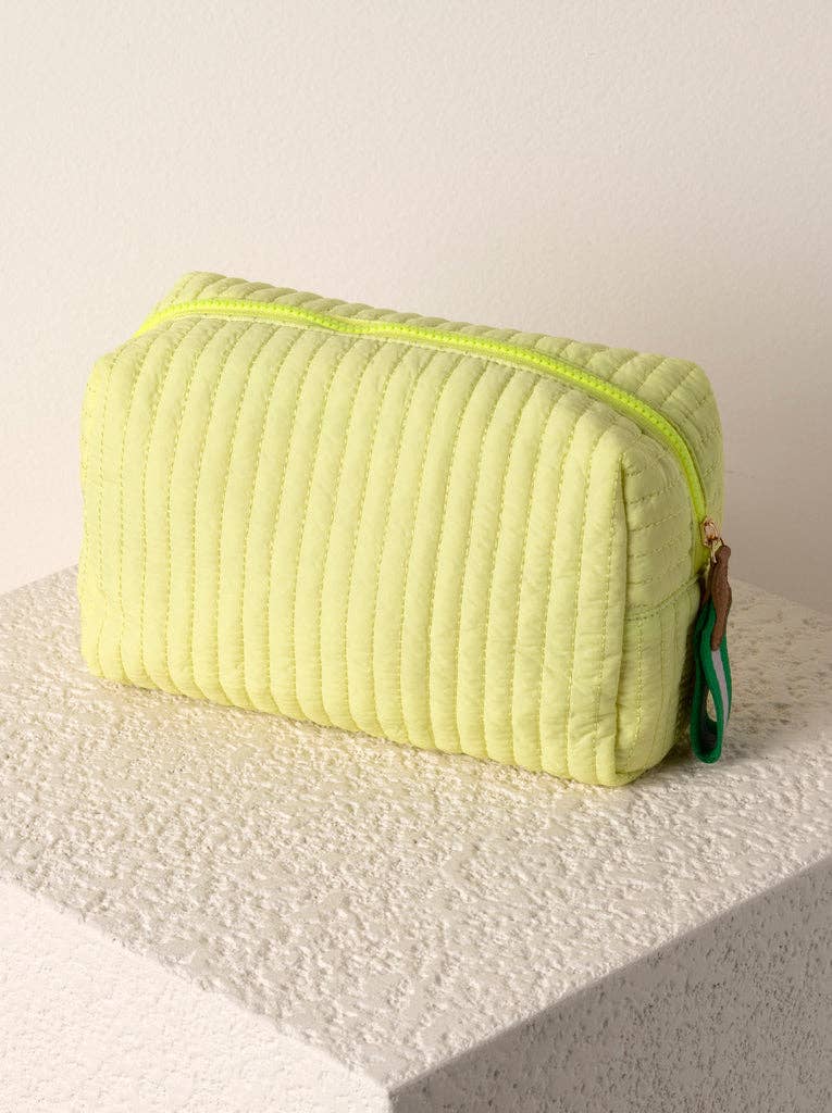 EZRA LARGE COSMETIC BAG: Navy