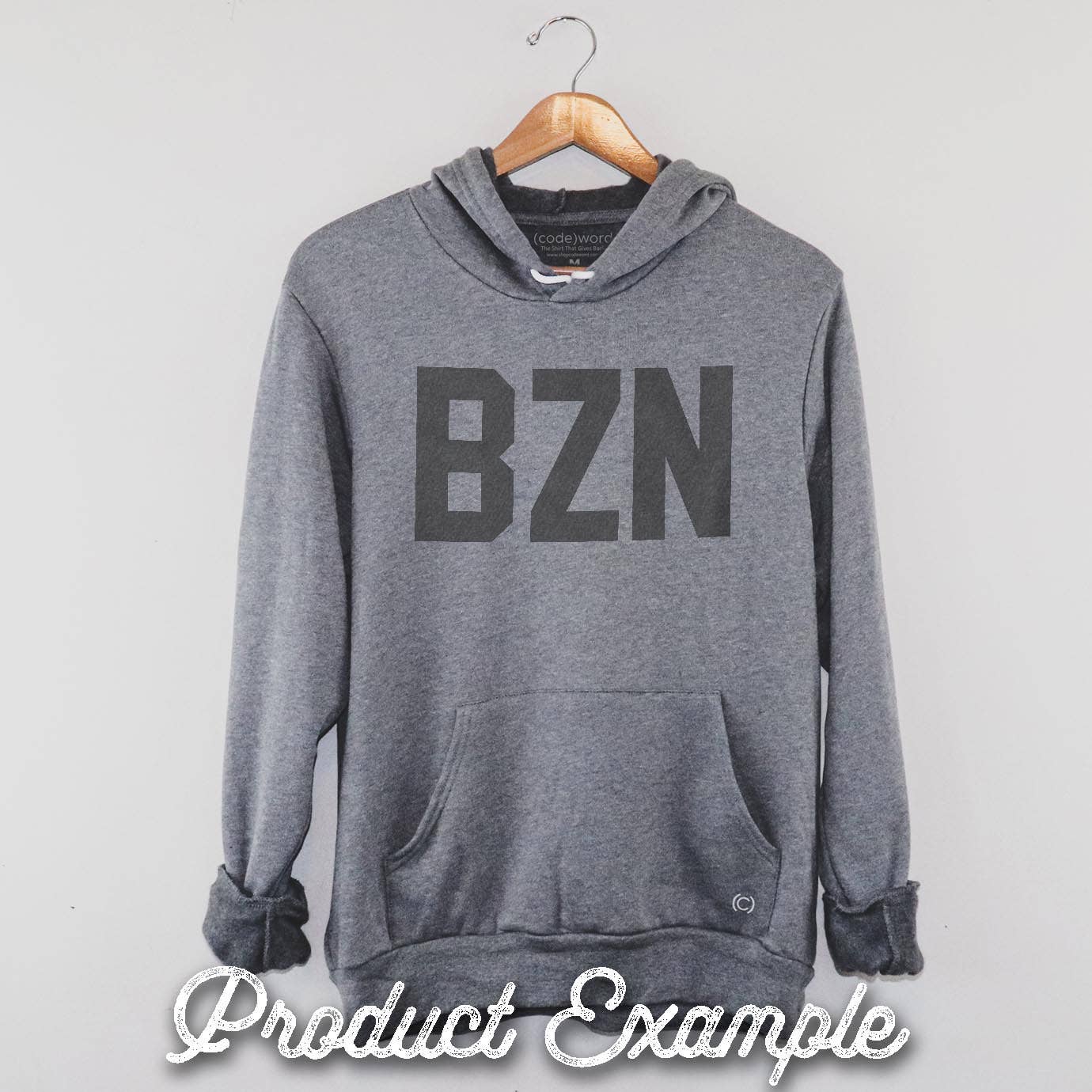 FLEECE HOODIES - Must Customize Code: Medium / Heather Navy