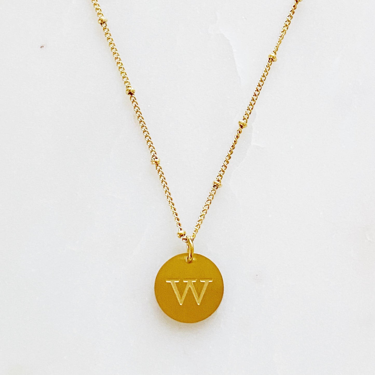 Ellison + Young: Initial Necklace: T
