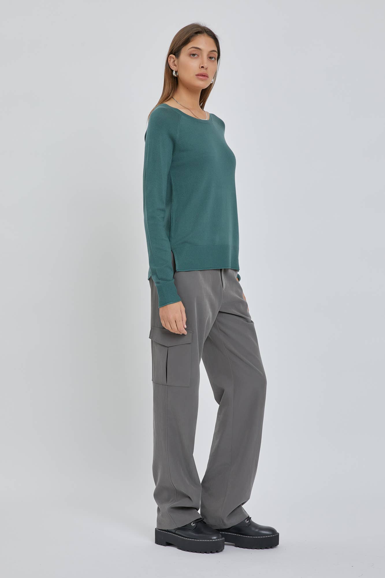 The Camille Sweater: Small / Cobalt