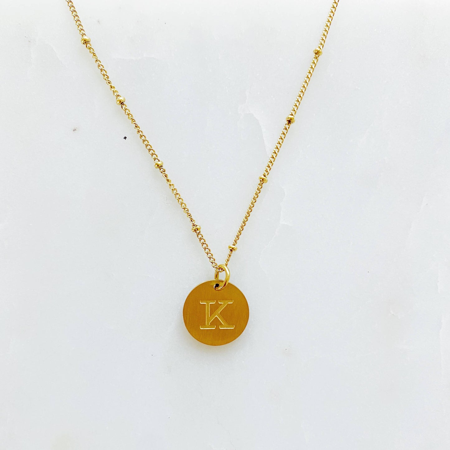 Ellison + Young: Initial Necklace: T