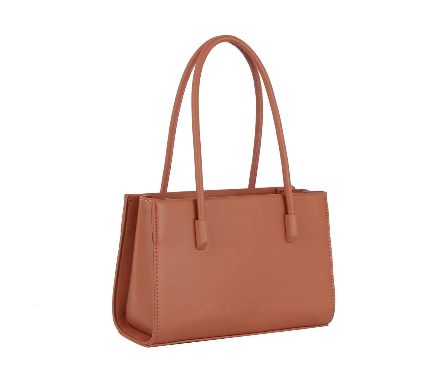 Women Ladies Satchel Top Handle Hobo Bag: Almond