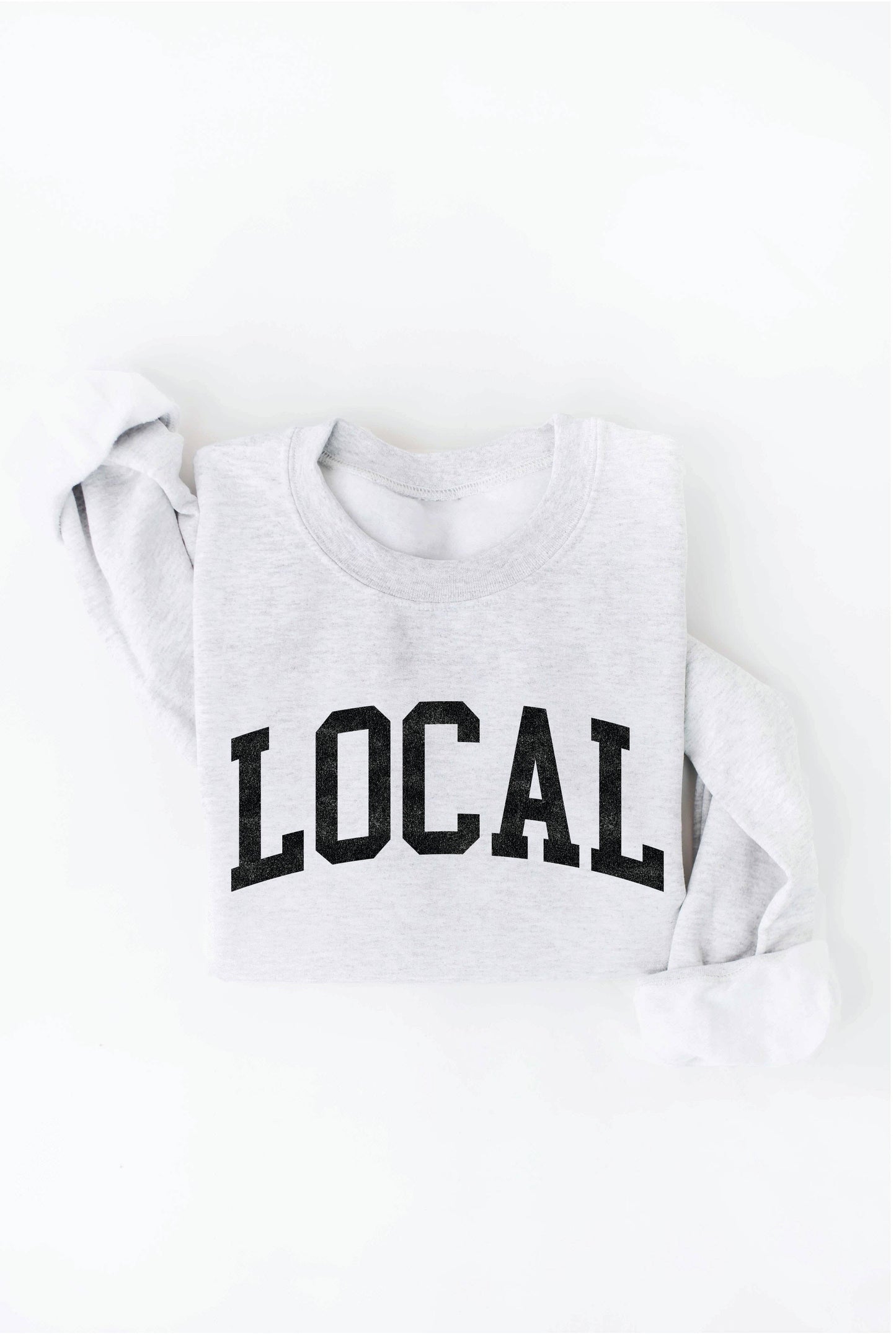 LOCAL graphic sweatshirt: XL / MAROON