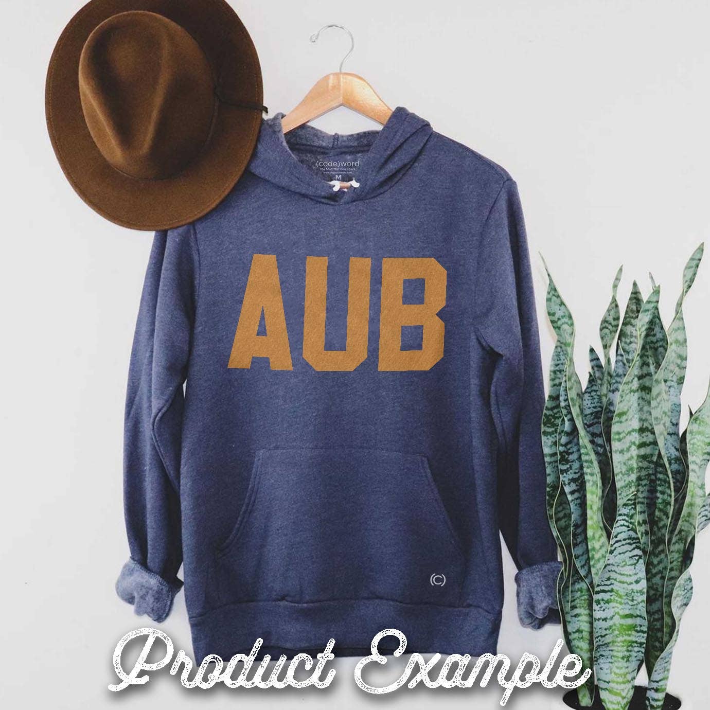 FLEECE HOODIES - Must Customize Code: Small / Heather Navy