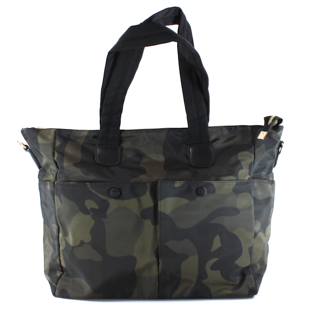 P22146 Waterproof Nylon Bag: 05 Poka Dot Black
