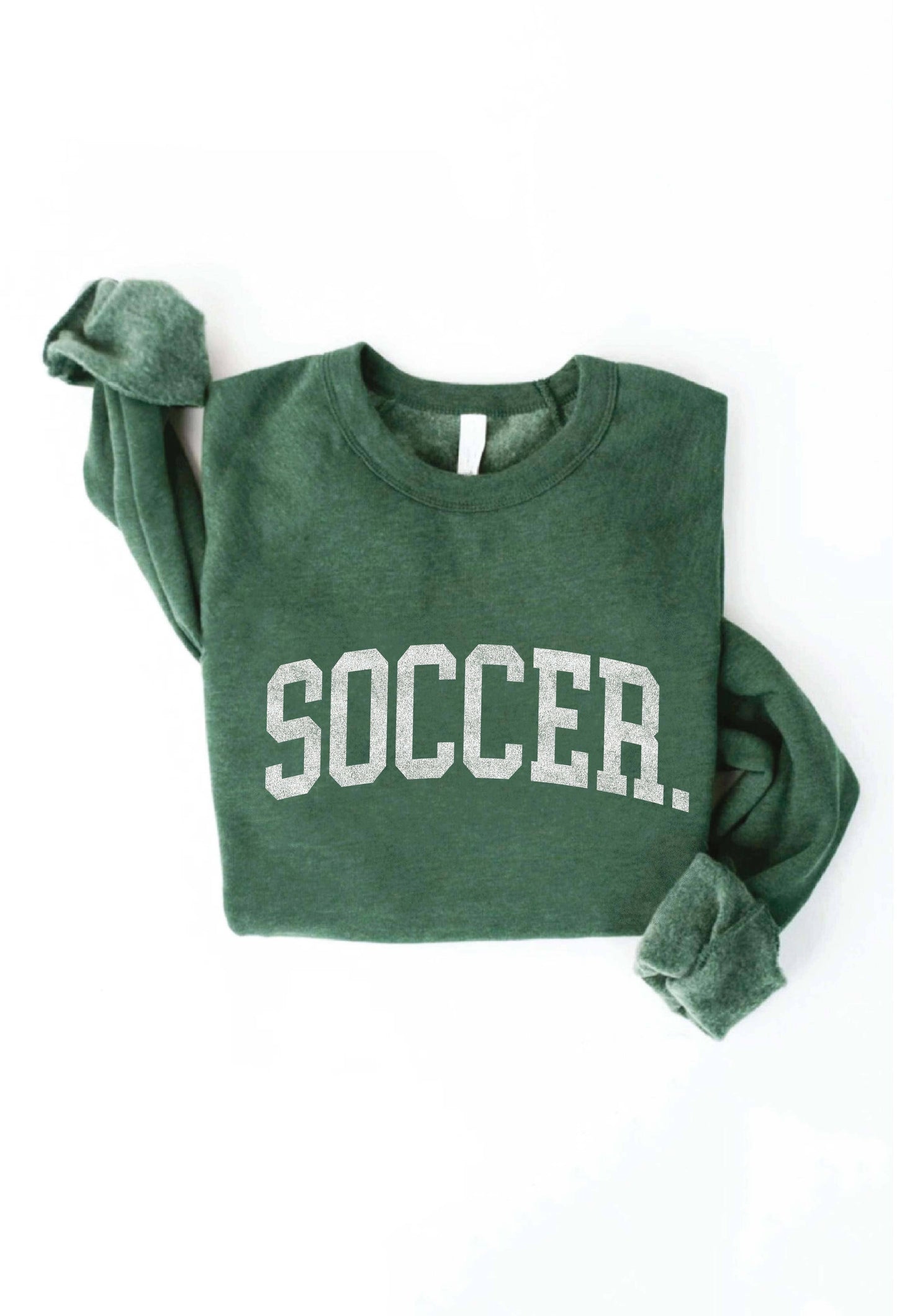SOCCER Graphic Sweatshirt: L / DARK GREY
