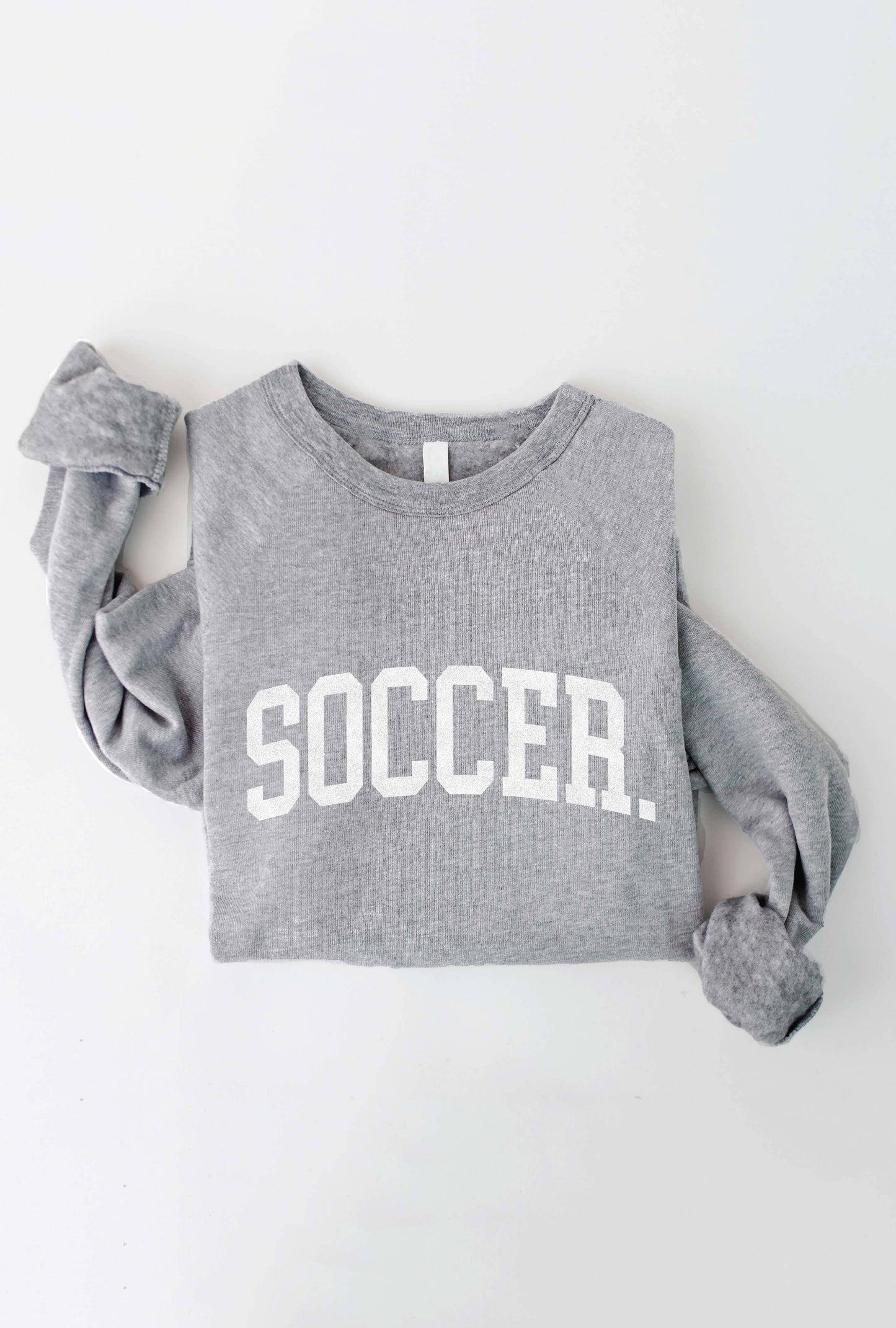SOCCER Graphic Sweatshirt: L / DARK GREY