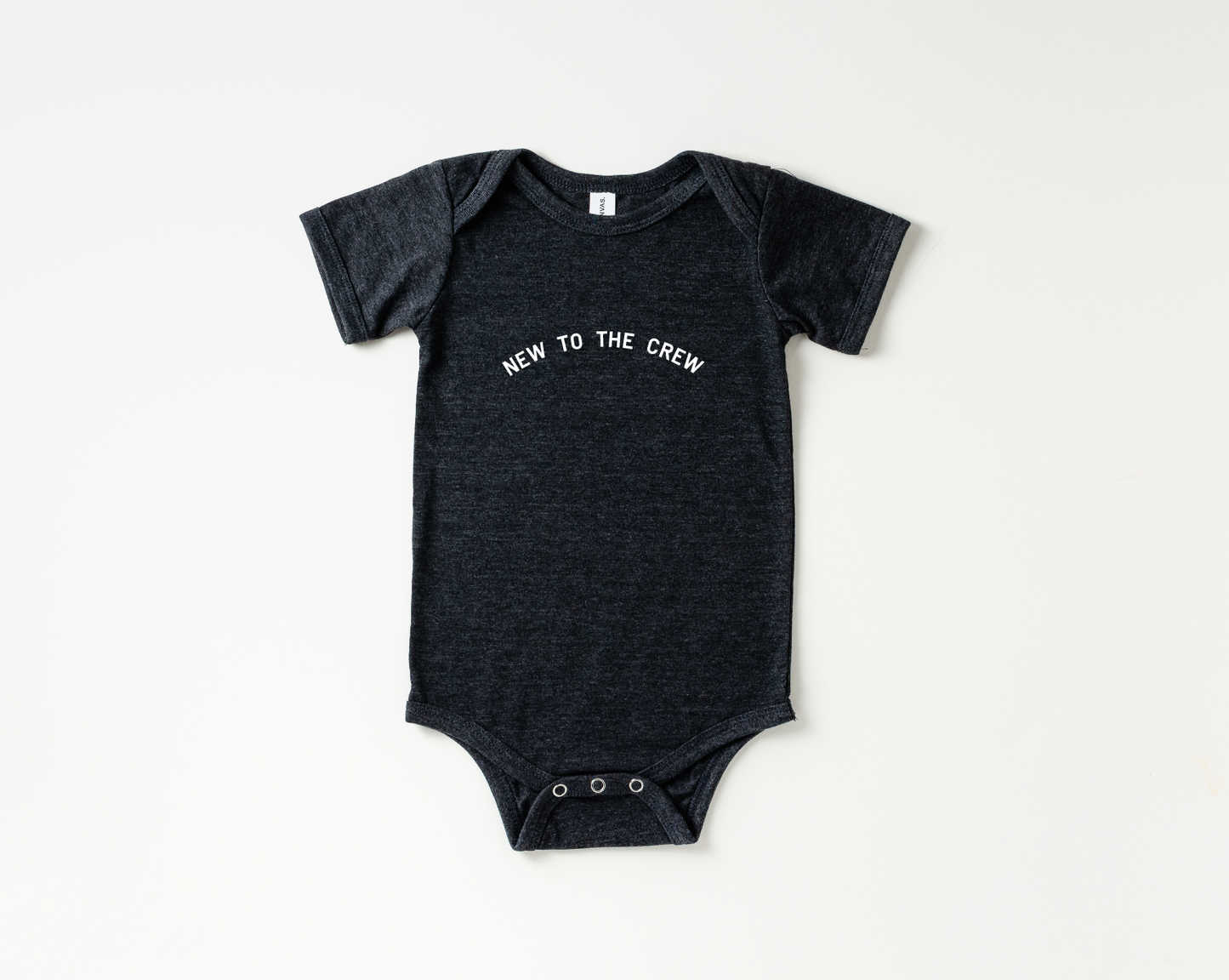 New to the Crew Onesie: 3-6Months / Heather Grey