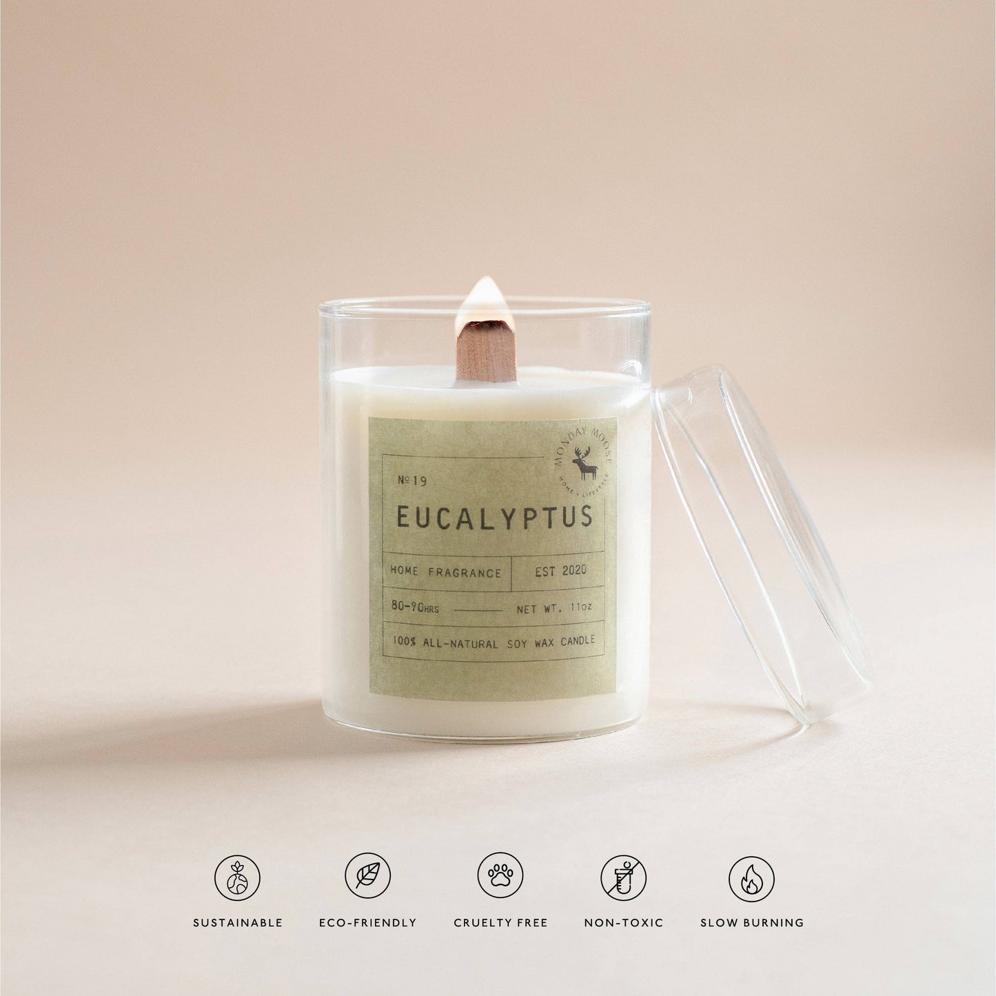 Sun Candle N. 19 (Eucalyptus, 11 oz.)