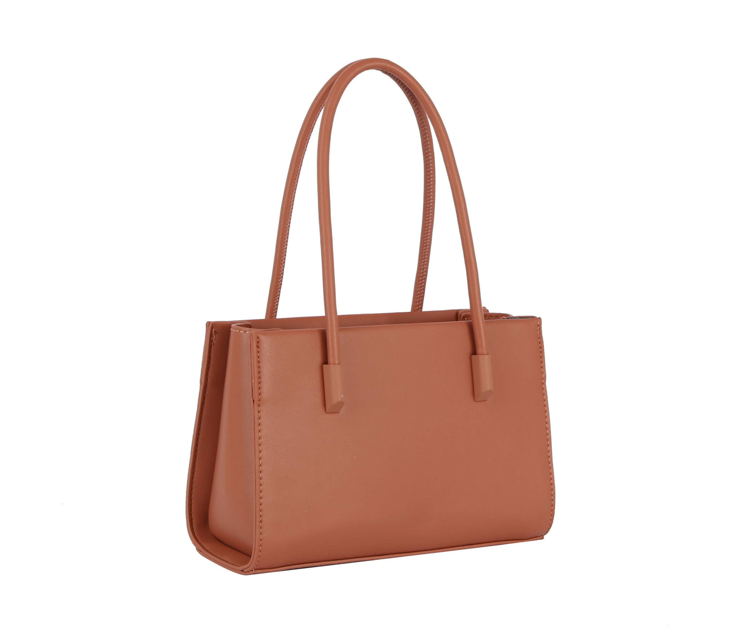 Women Ladies Satchel Top Handle Hobo Bag: Almond