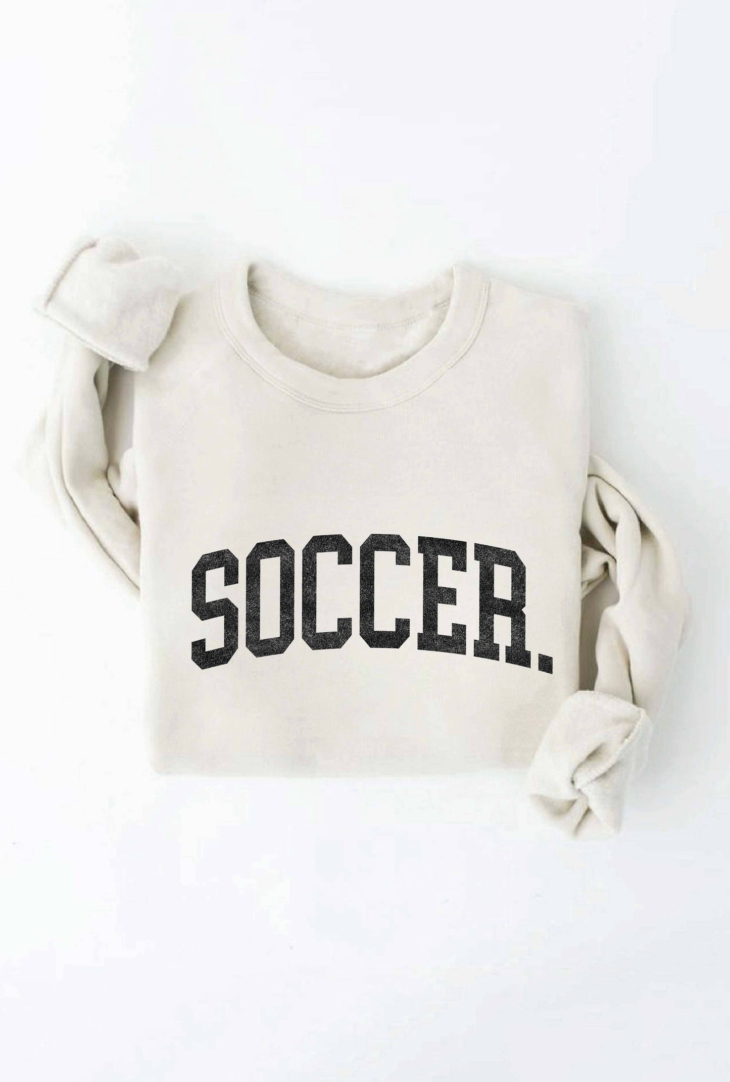 SOCCER Graphic Sweatshirt: L / DARK GREY