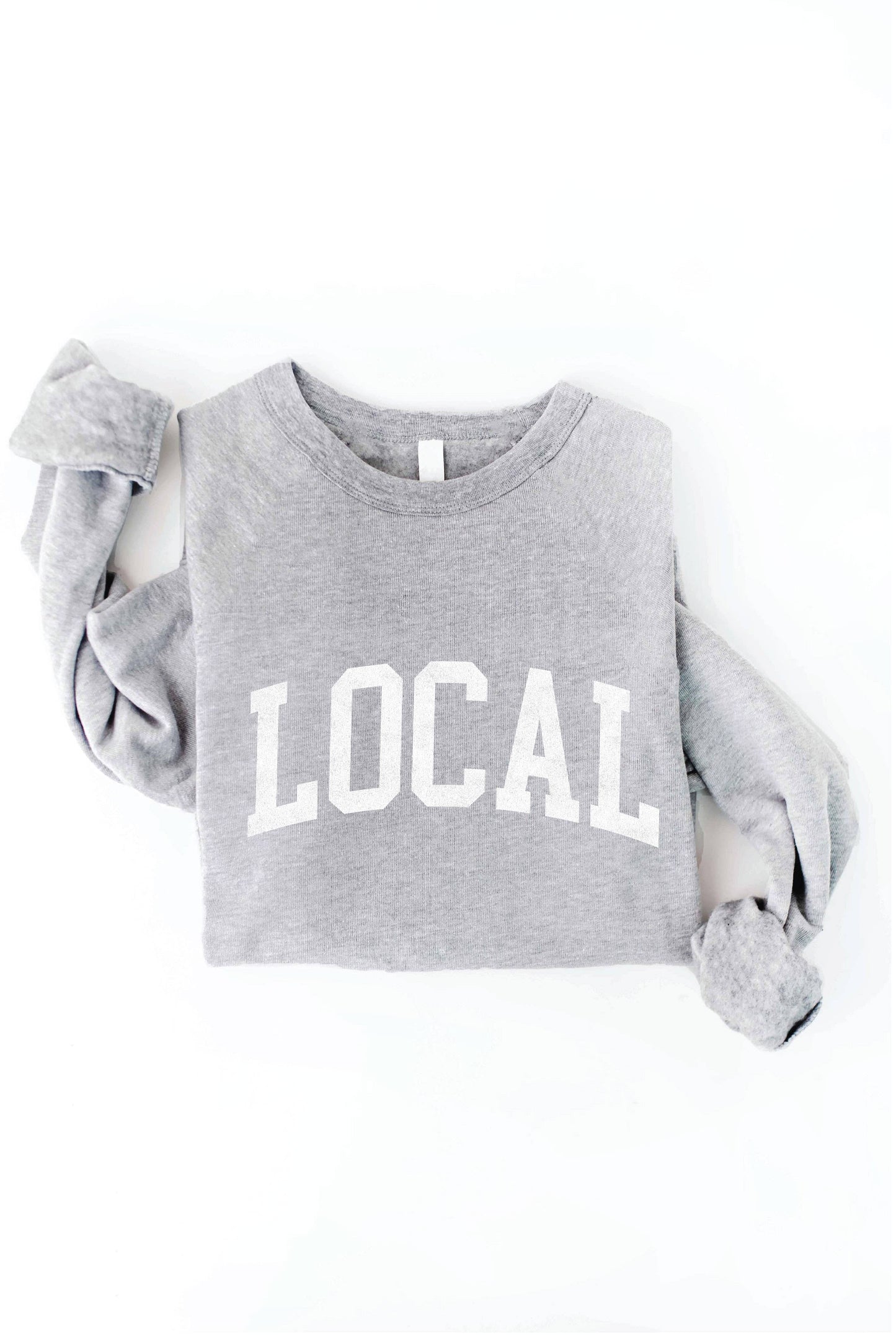 LOCAL graphic sweatshirt: XL / MAROON