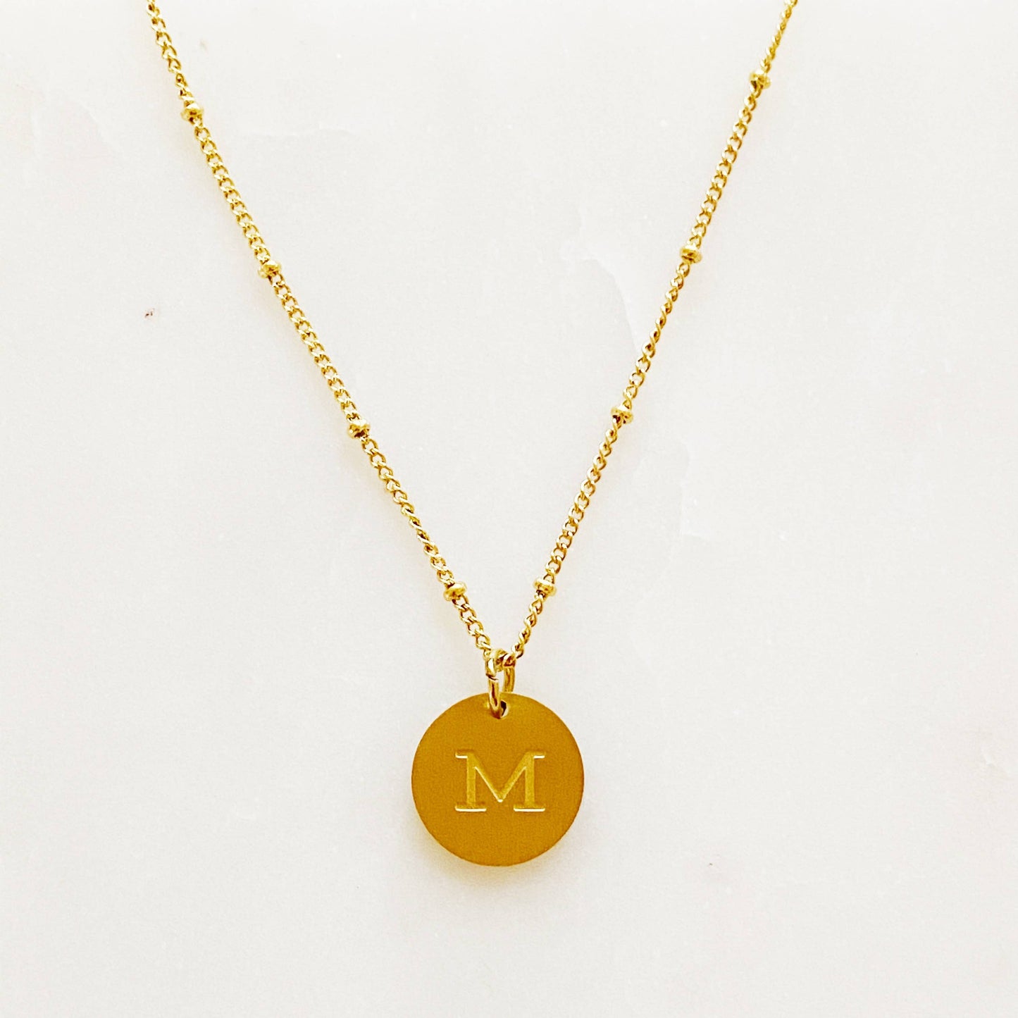 Ellison + Young: Initial Necklace: T