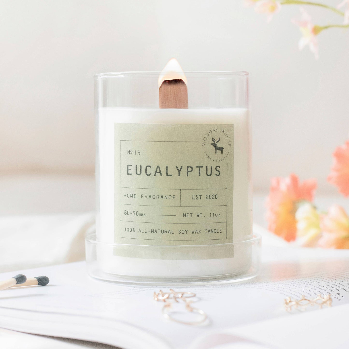 Sun Candle N. 19 (Eucalyptus, 11 oz.)